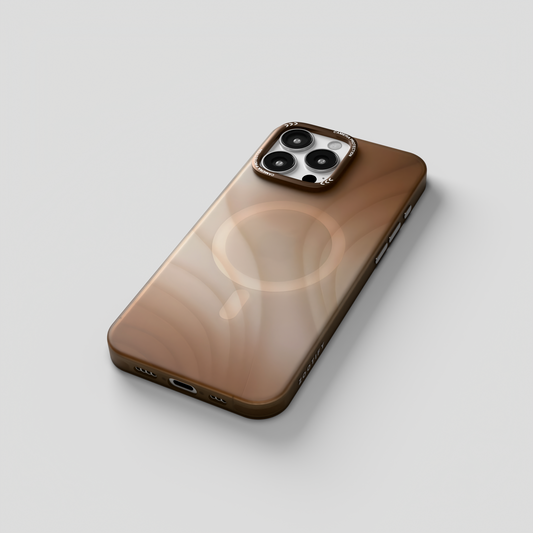 MeteorGlow – Desert Unique Frosted Finish MagSafe Case for iPhone 16 pro