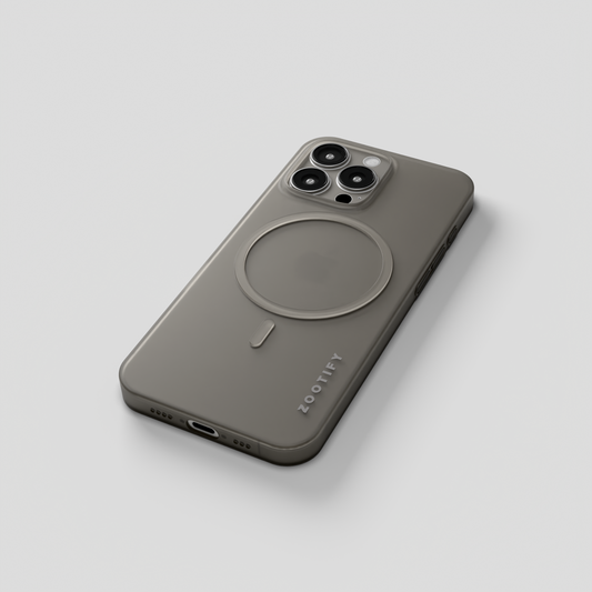 Textura – Titanium Grey PaperFeel MagSafe Case for iPhone 16 pro