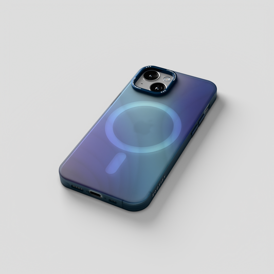MeteorGlow – Unique Frosted Finish MagSafe Case for iPhone 15