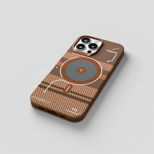 ArtiShell – Brown Detachable Layer Modular MagSafe Case for iPhone 16 pro