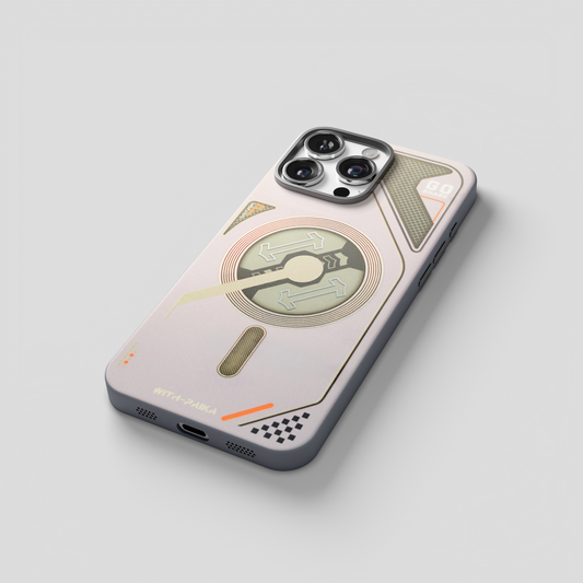 VectorEdge – Grey Modern Aesthetics Magsafe case for iPhone 16 pro max