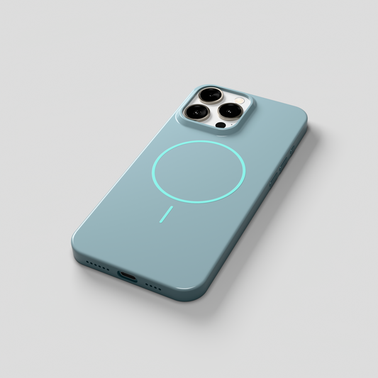 GlossCraft – Classic Glossy Magsafe Phone Case for iPhone 15 pro max