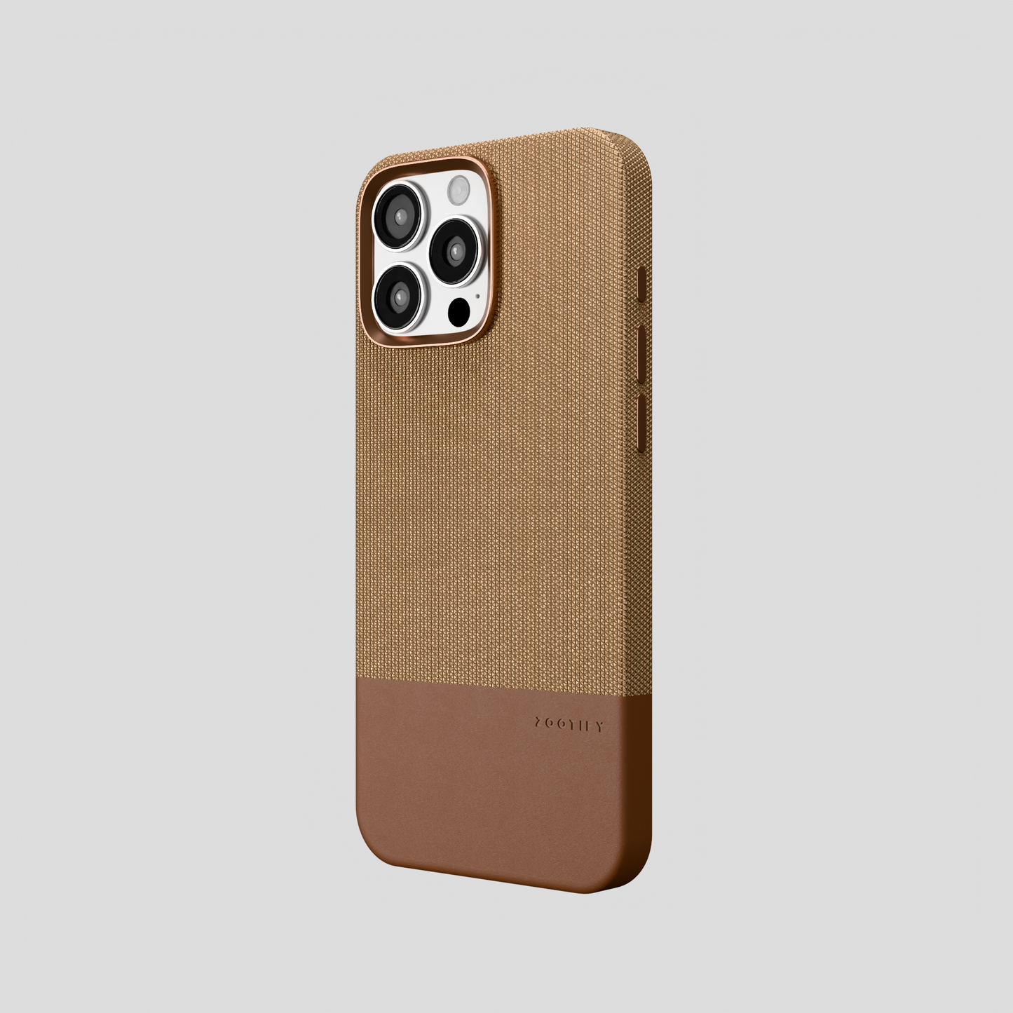 ForgeCraft – Dessert Vintage Leather Grip Case for iPhone 16 pro