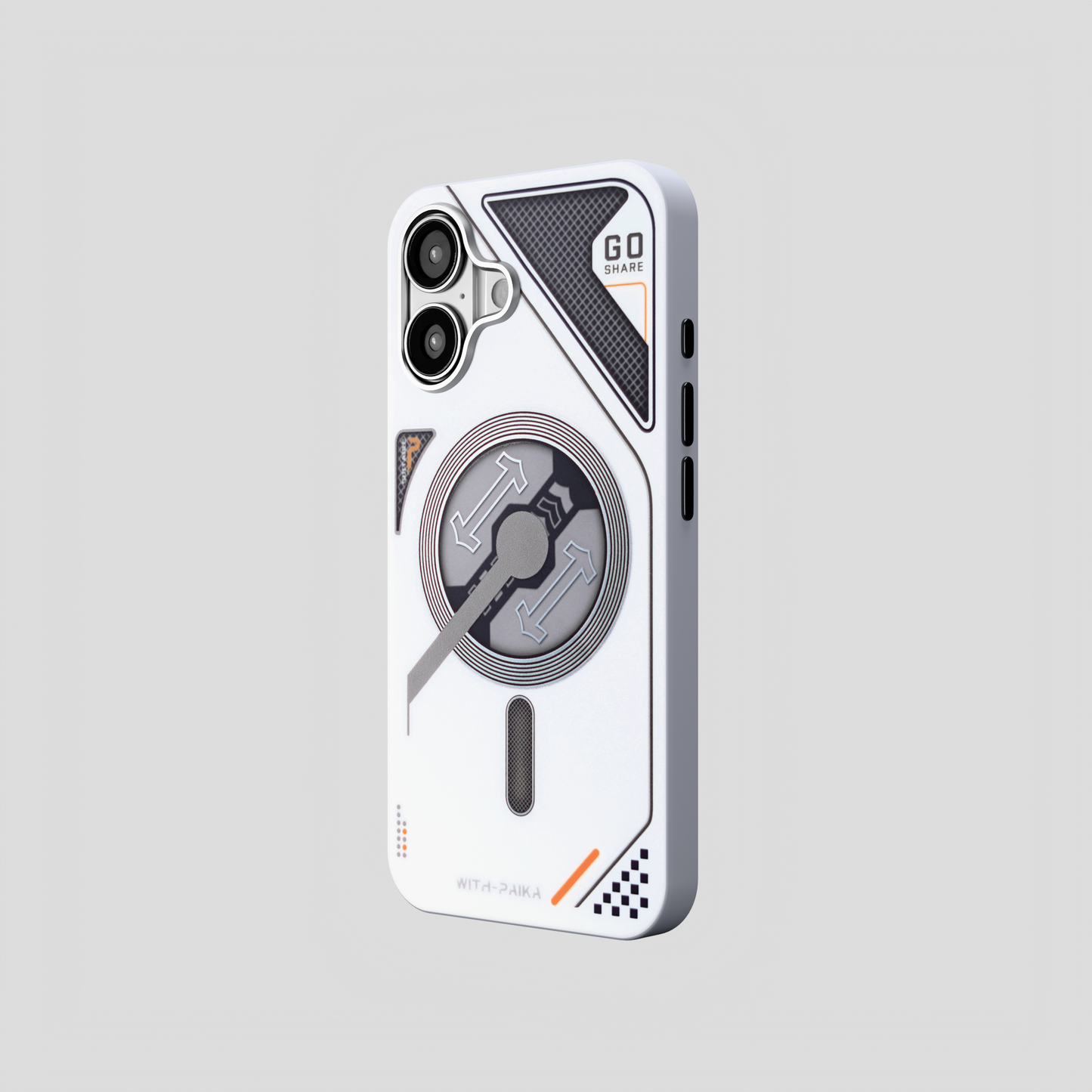 VectorEdge – White Modern Aesthetics Magsafe case for iPhone 16