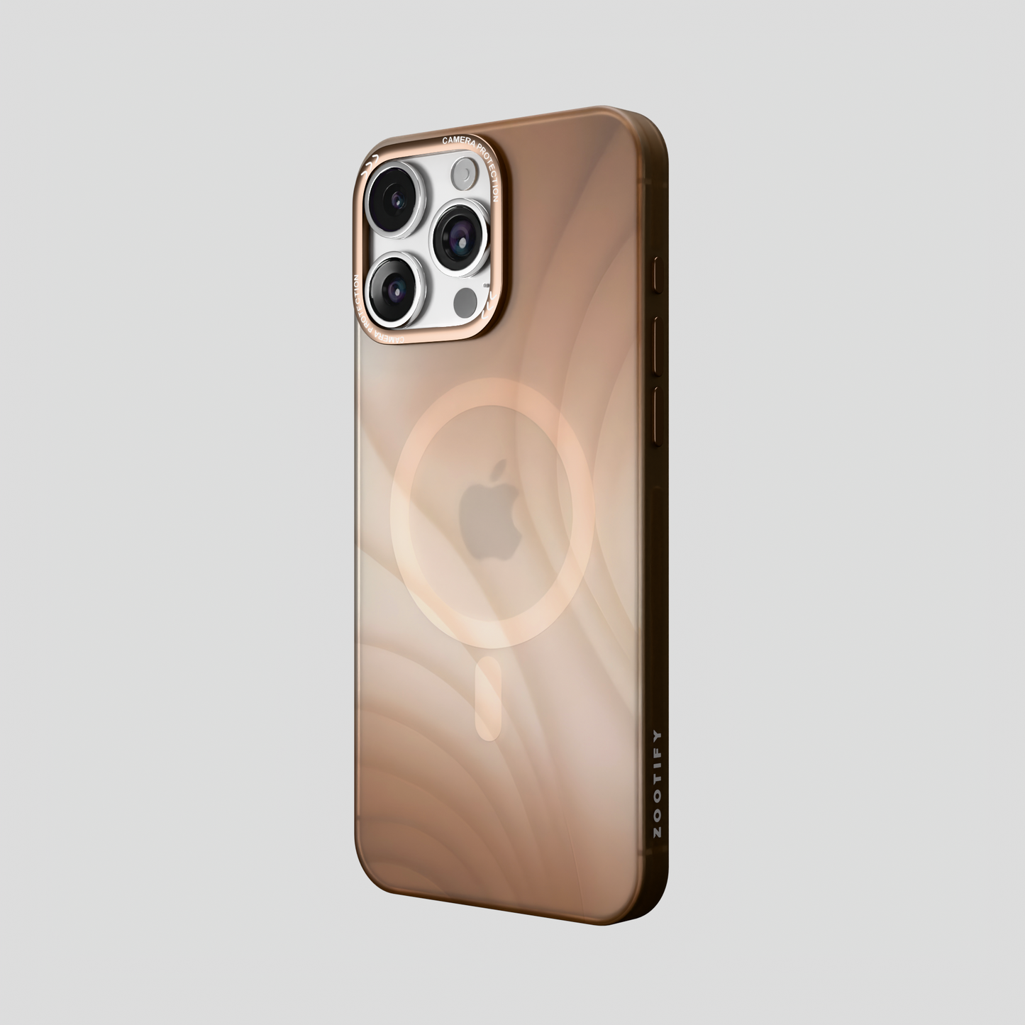 MeteorGlow – Desert Unique Frosted Finish MagSafe Case for iPhone 16 pro max