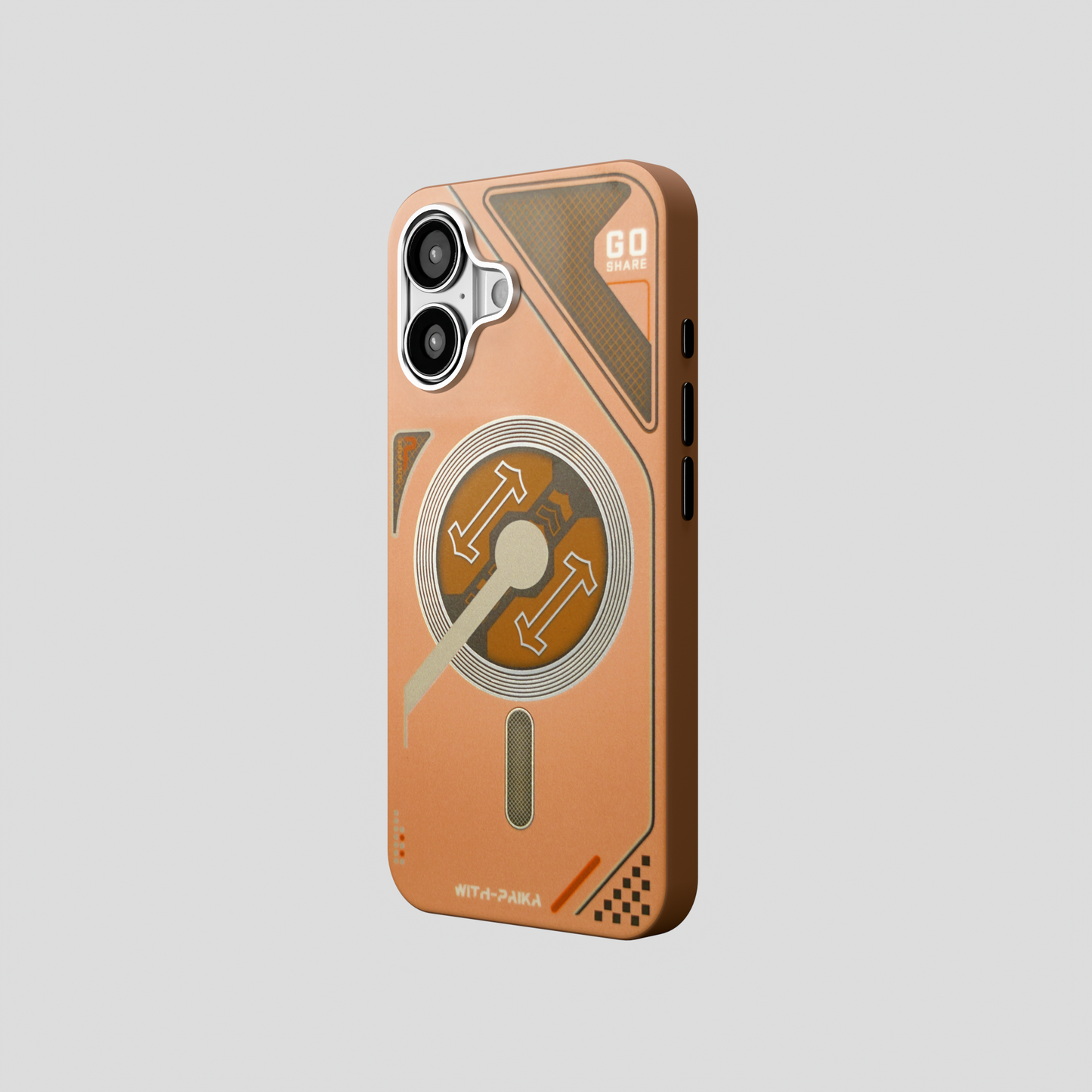 VectorEdge – Brown Modern Aesthetics Magsafe case for iPhone 16