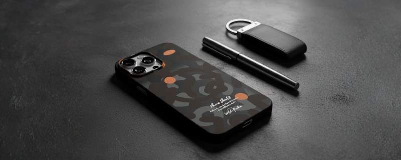 NeoWave – Unique Double-layer Print Frosted MagSafe Phone Cover for iPhone 15 pro max mobile banner 1