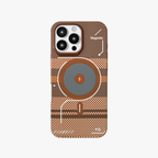 ArtiShell – Brown Detachable Layer Modular MagSafe Case for iPhone 16 pro