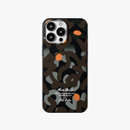 NeoWave –  Black Unique Double-layer Print Frosted MagSafe Phone Cover for iPhone 16 pro