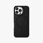 PrimoEdge – Black Luxe Leather design Magsafe case for iPhone 16 pro
