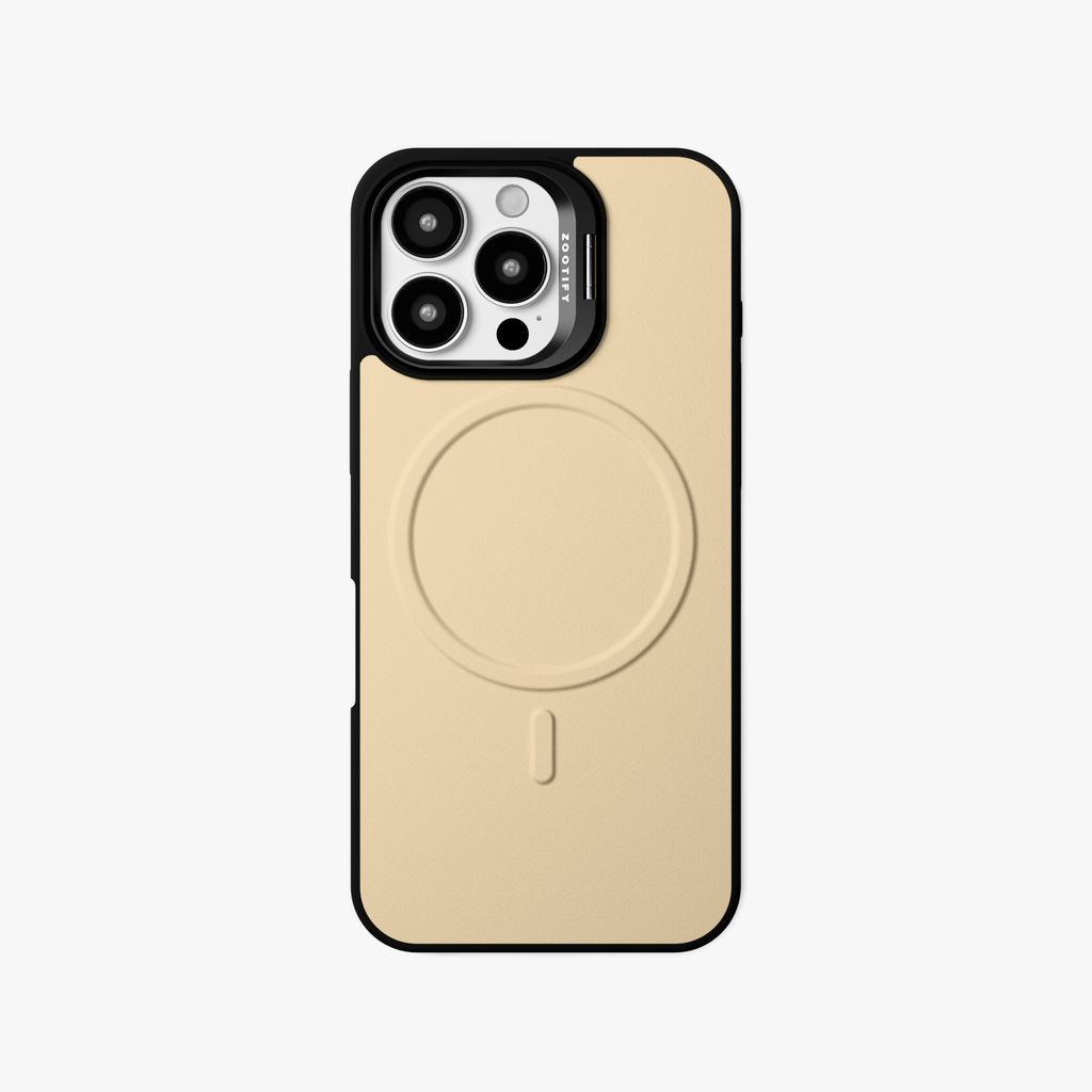 PrimoEdge – Brown Luxe Leather design Magsafe case for iPhone 16 pro