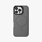 PrimoEdge – Grey Luxe Leather design Magsafe case for iPhone 16 pro