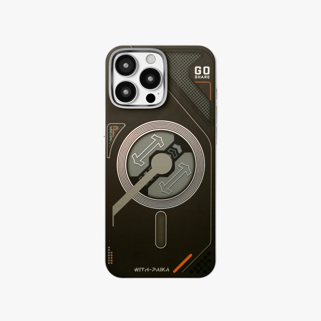 VectorEdge – Black  Modern MagSafe case for iPhone 16 pro