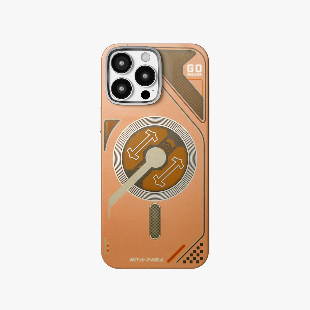 VectorEdge – Brown Modern MagSafe case for iPhone 16 pro