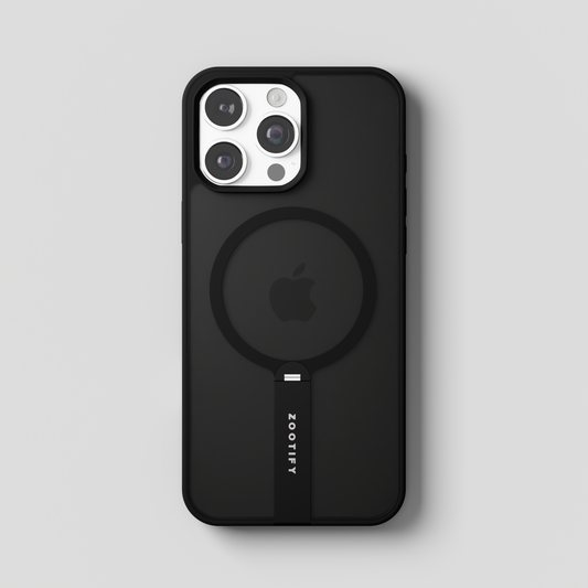 FroStand –  Black Matte MagSafe T-Stand Case for iPhone 16 pro max