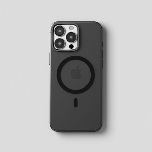 Ironclad Aura – Smoky Grey MagSafe Transparent Shield Case for iphone 16 pro