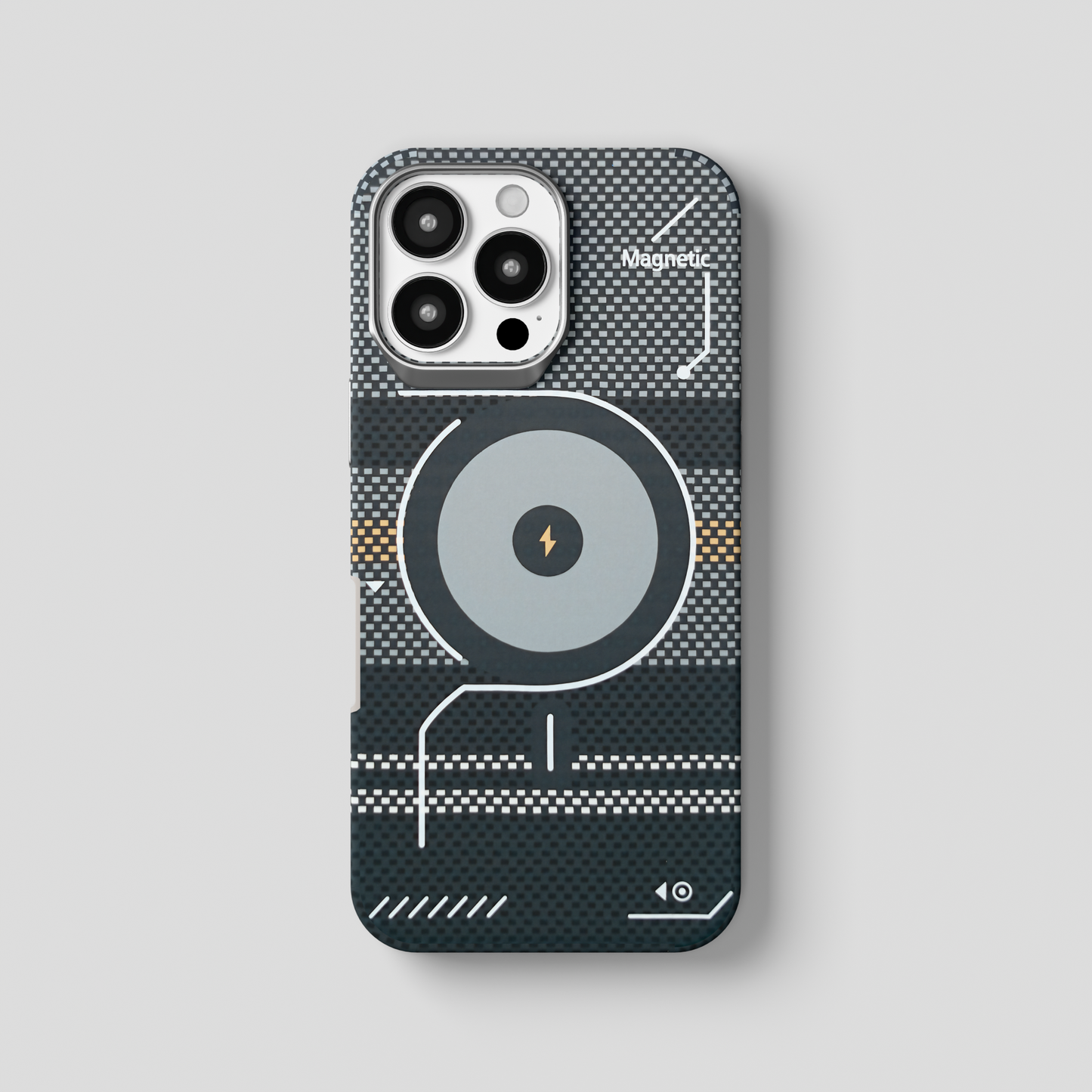 ArtiShell – Grey Detachable Layer Modular MagSafe Case for iPhone 16 pro
