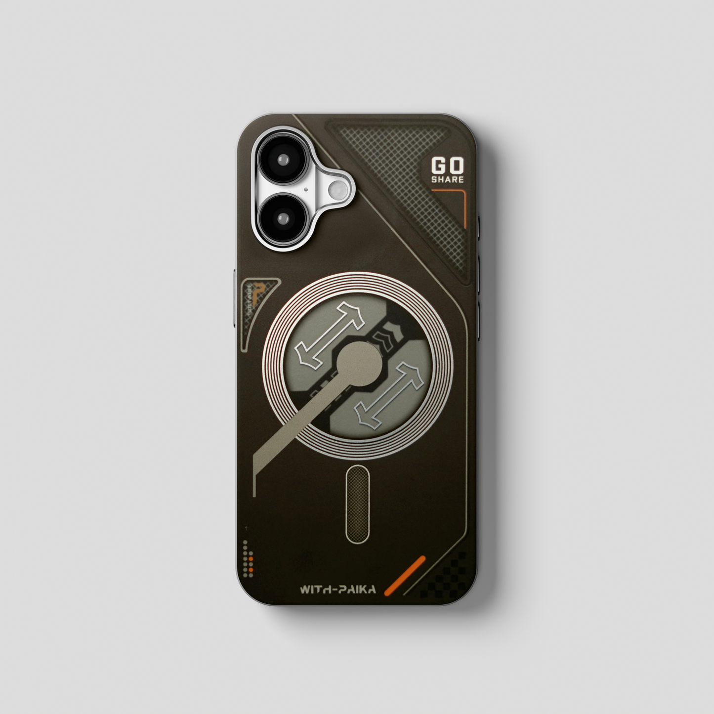 VectorEdge – Black  Modern Aesthetics Magsafe case for iPhone 16