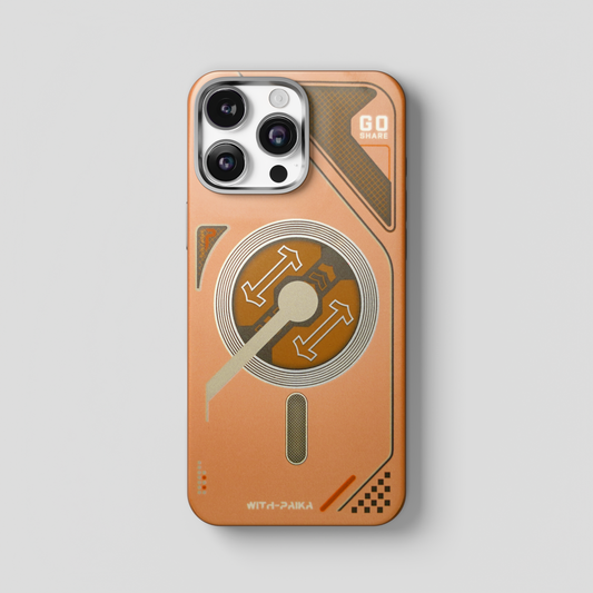 VectorEdge – Brown Modern Aesthetics Magsafe case for iPhone 16 pro max