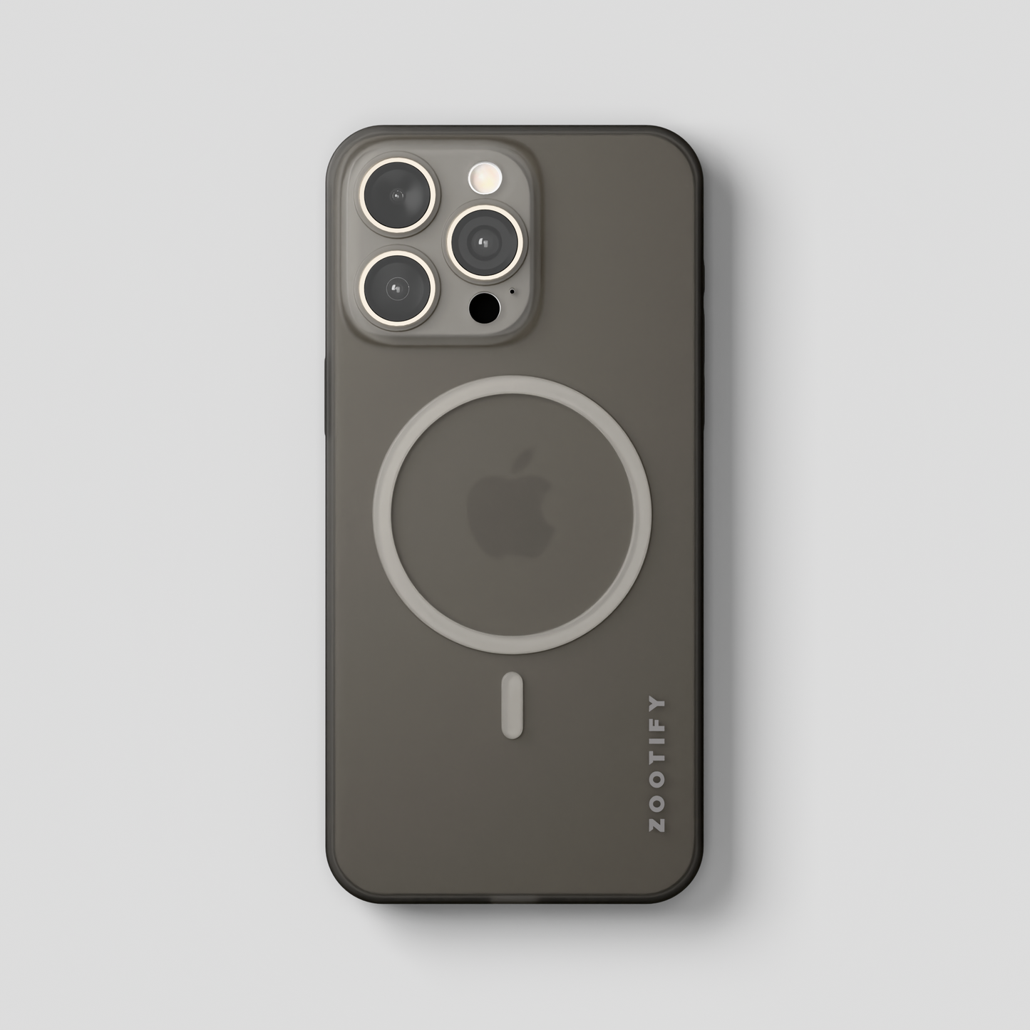 Textura – Grey PaperFeel MagSafe Case for iPhone 15 pro max