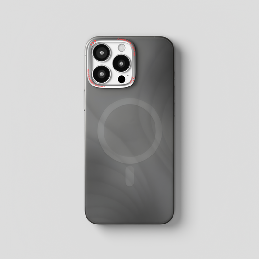 MeteorGlow – Titanium Grey Unique Frosted Finish MagSafe Case for iPhone 16 pro