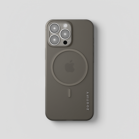 Textura – Titanium Grey PaperFeel MagSafe Case for iPhone 16 pro