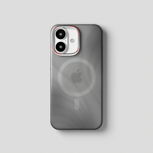 MeteorGlow – Titanium Grey Unique Frosted Finish MagSafe Case for iPhone 16