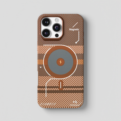 ArtiShell – Brown Detachable Layer Modular MagSafe Case for IPhone 16 pro max