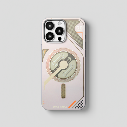 VectorEdge – Grey Modern Magsafe case for iPhone 16 pro