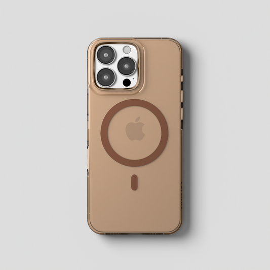Crystal Flux – Transparent Magnetic Case for iPhone 16 pro