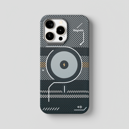 ArtiShell – Grey Detachable Layer Modular MagSafe Case for iPhone 15 pro max