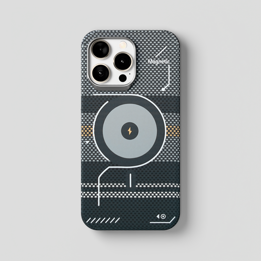 ArtiShell – Grey Detachable Layer Modular MagSafe Case for iPhone 15 pro max