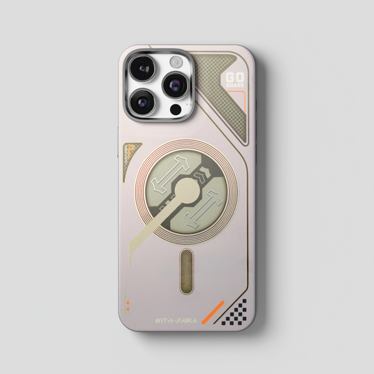 VectorEdge – Grey Modern Aesthetics Magsafe case for iPhone 16 pro max