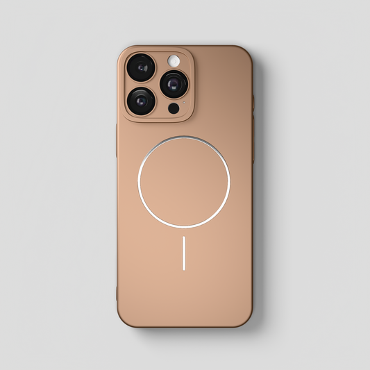 CamSafe – Dessert Minimal phone case with Kickstand & LensGuard for iPhone 16 pro max