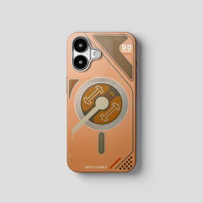 VectorEdge –Brown Modern Aesthetics Magsafe case for iPhone 16