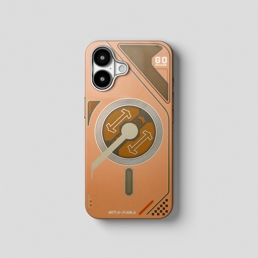 VectorEdge –Brown Modern Aesthetics Magsafe case for iPhone 16