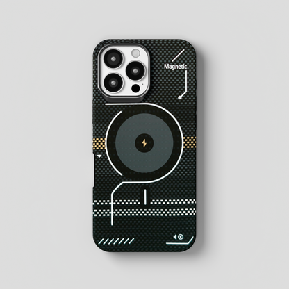 ArtiShell – Black Detachable Layer Modular MagSafe Case for iPhone 16 pro
