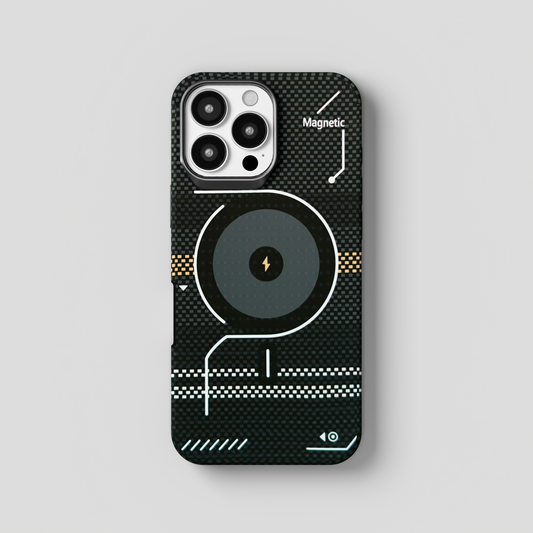 ArtiShell – Black Detachable Layer Modular MagSafe Case for iPhone 16 pro