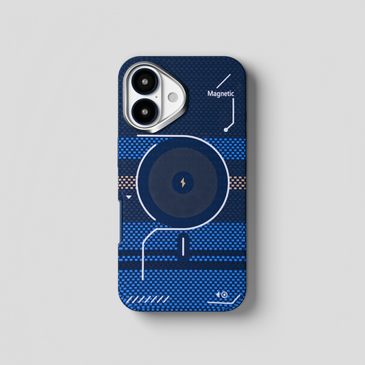 ArtiShell – Blue Detachable Layer Modular MagSafe Case for IPhone 16