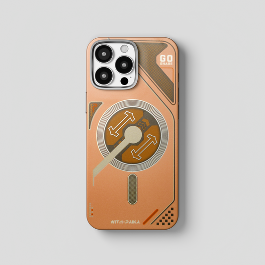 VectorEdge – Brown Modern Magsafe case for iPhone 16 pro