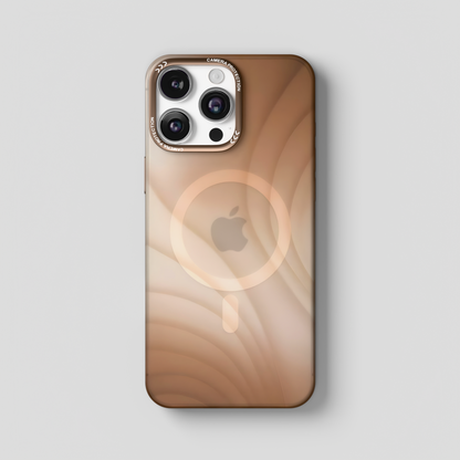 MeteorGlow – Desert Unique Frosted Finish MagSafe Case for iPhone 16 pro max