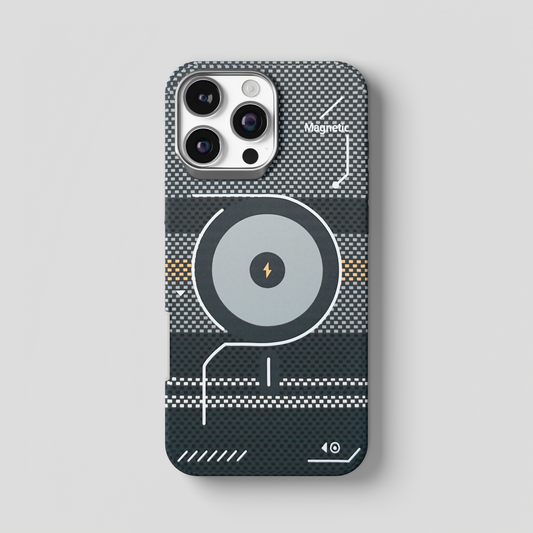 ArtiShell – Grey Detachable Layer Modular MagSafe Case for IPhone 16 pro max