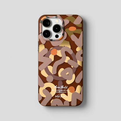 NeoWave – Unique Double layer 3D-Print Frosted MagSafe Case for iPhone 15 pro max