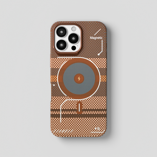 ArtiShell – Brown Detachable Layer Modular MagSafe Case for iPhone 16 pro