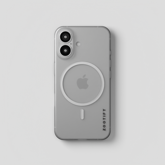 Textura – White PaperFeel MagSafe Case for iPhone 16