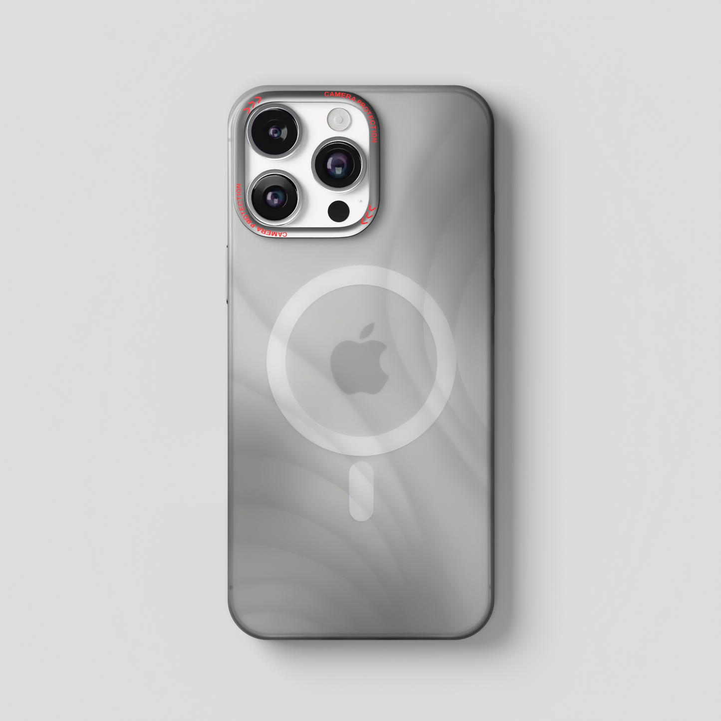MeteorGlow – Titanium Grey Unique Frosted Finish MagSafe Case for iPhone 16 pro max