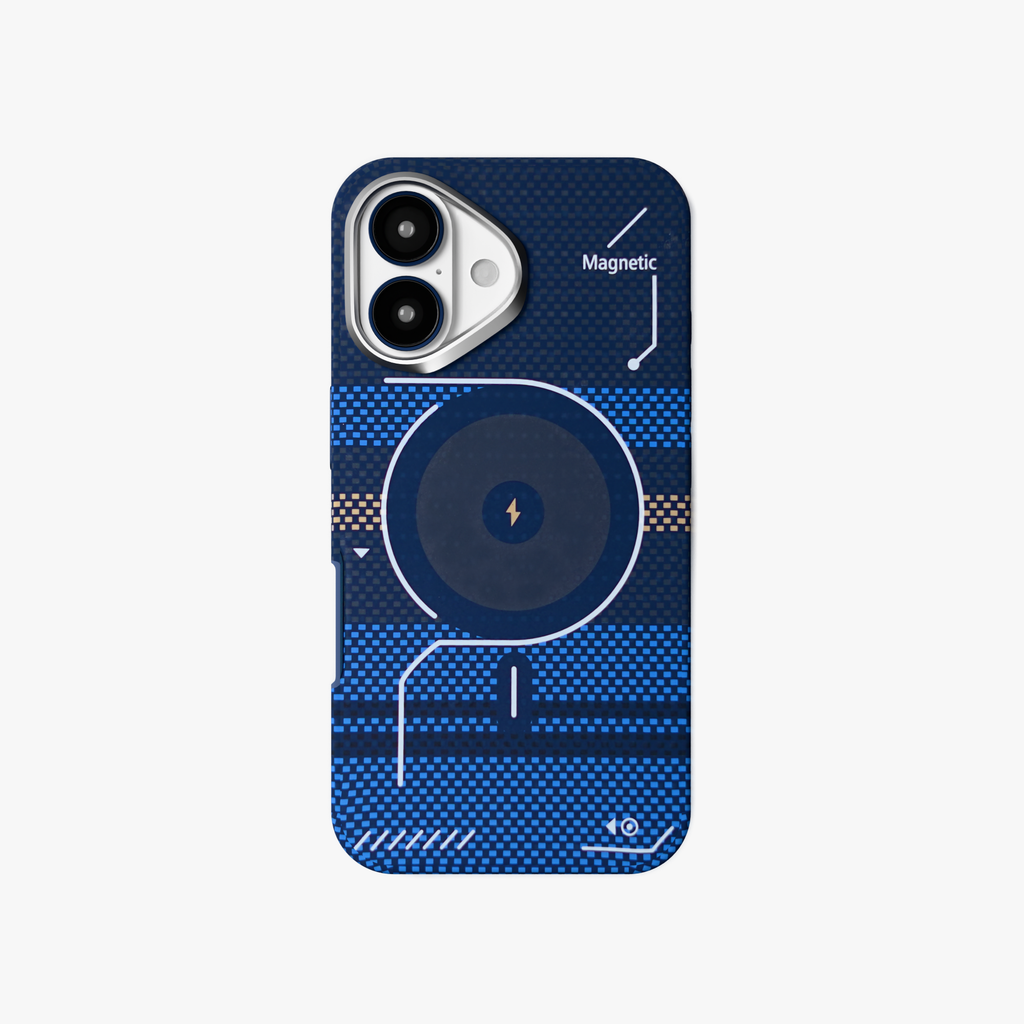 ArtiShell – Blue Detachable Layer Modular MagSafe Case for iPhone 16
