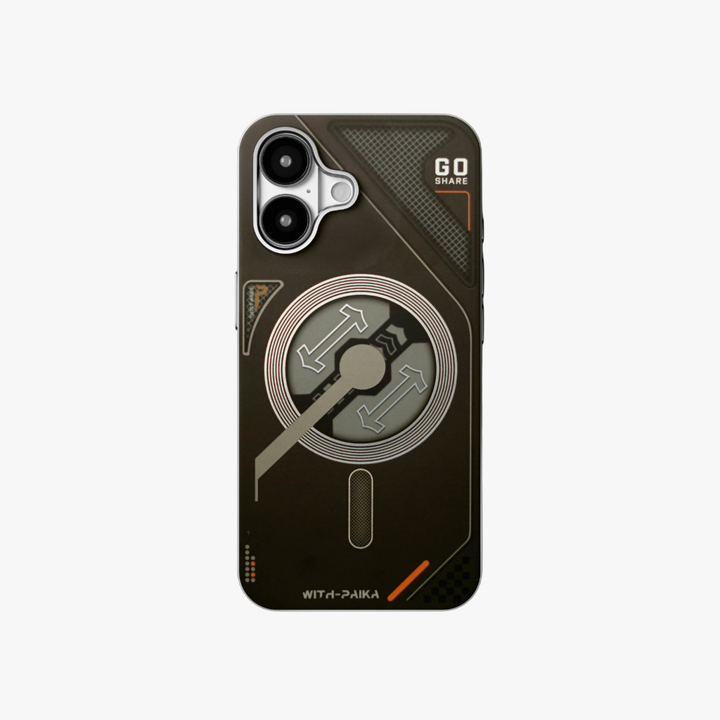 VectorEdge – Black  Modern Aesthetic MagSafe case for iPhone 16