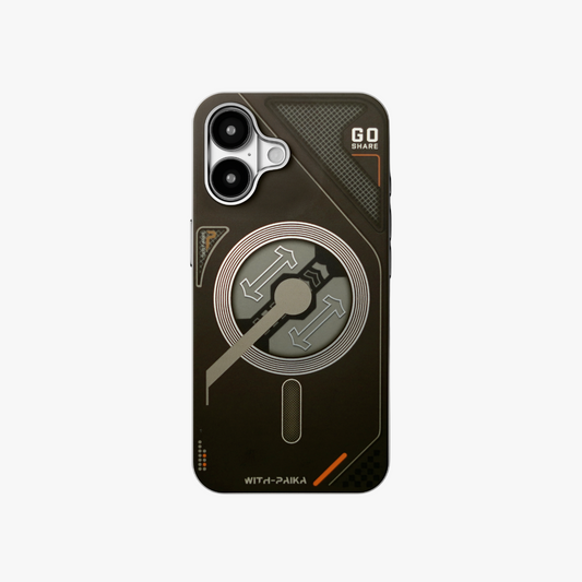 VectorEdge – Black  Modern Aesthetics Magsafe case for iPhone 16