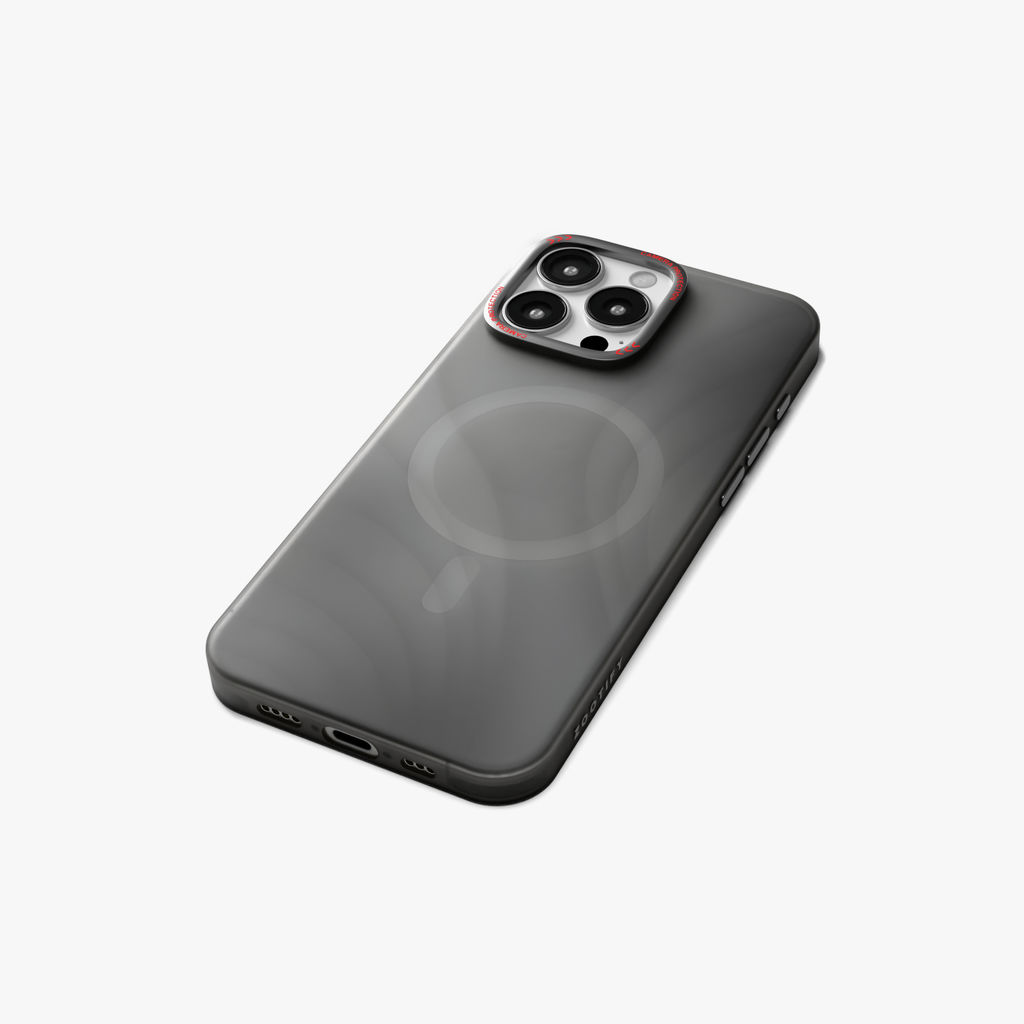 MeteorGlow – Titanium Grey Unique Frosted Finish MagSafe Case for iPhone 16 pro